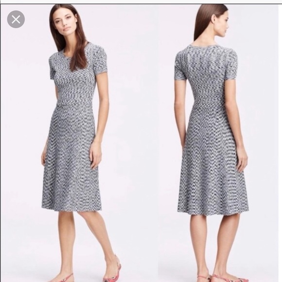 Ann Taylor Dresses & Skirts - Ann Taylor midi fit and flare knit dress